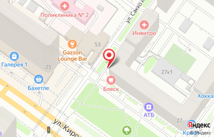 Груминг-салон Багира в Октябрьском районе на карте