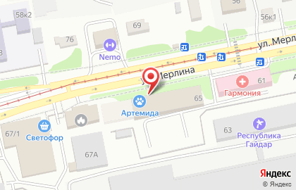 Абсолют Мебель на улице Петра Мерлина на карте
