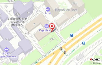Банк РЕСО Кредит на Воробьевском шоссе на карте