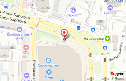 Продуктовый магазин Смайл на Вокзальной площади на карте