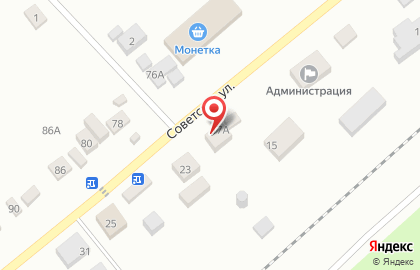 Продуктовый магазин в Новосибирске на карте