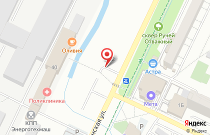 Автостоянка на Морквашинской, 40 ст2 на карте