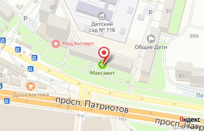 Аптека Максавит в Воронеже на карте