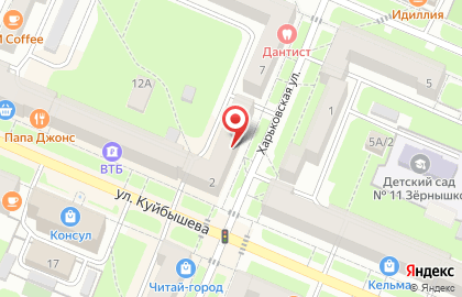 Пекарня Хлебница на Харьковской улице на карте