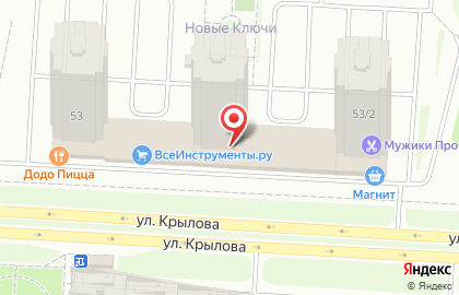 Магазин строительно-отделочных материалов Строительный двор в Ханты-Мансийске на карте
