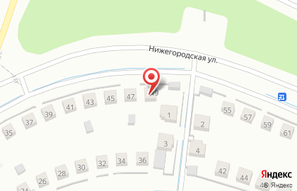 Участковый пункт полиции, опорный пункт на Нижегородской улице на карте
