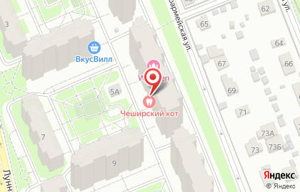 Кондитерская Овощной магазин на Лунной улице на карте