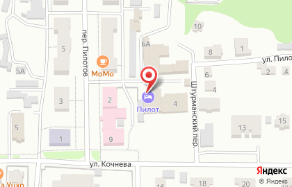 Гостиница Пилот в Хабаровске на карте