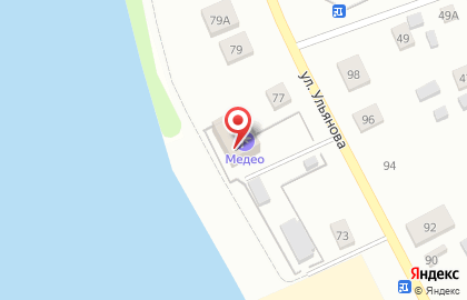 Отель Медео на карте