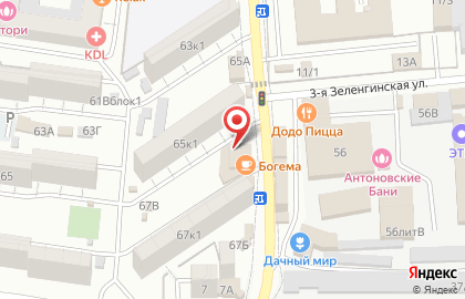 Продуктовый магазин в Астрахани на карте