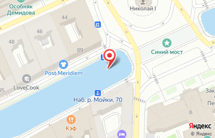 Магазин Старый альбом на набережной реки Мойки на карте