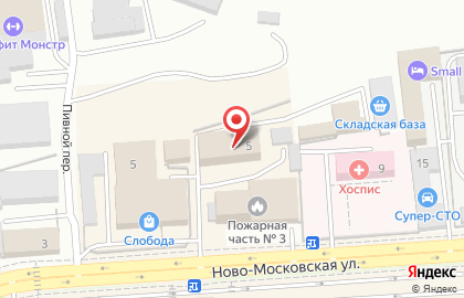 Отделение службы доставки Boxberry на Ново-Московской улице на карте