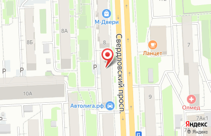 Официальный представитель в Уральском регионе Torex на Свердловском тракте на карте