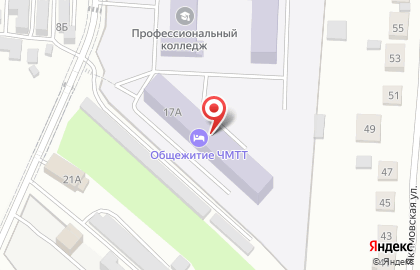 Общежитие, ЧМТТ на карте