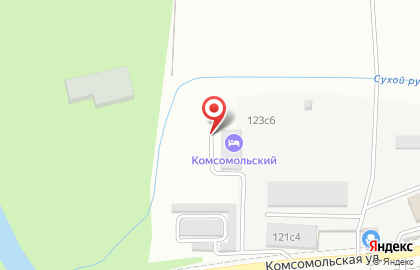 Мотель Комсомольский на карте
