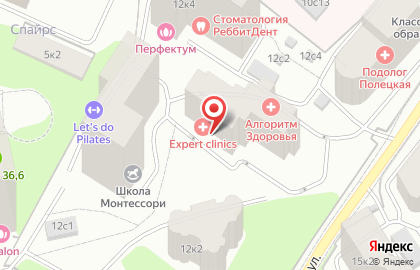Клиника эстетической медицины Expert Clinics на карте