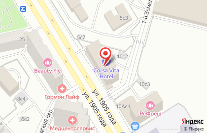 Concert.ru на улице 1905 Года на карте