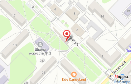 Магазин Хозяюшка на Красной улице на карте