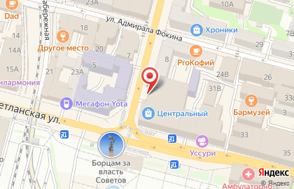Автомат по продаже контактных линз Лупоглаз на Светланской улице на карте