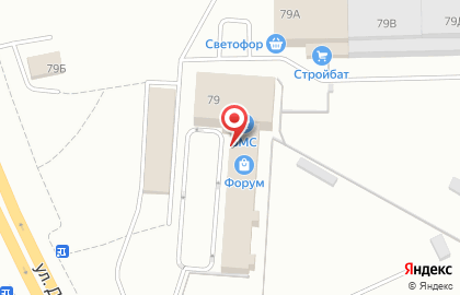 Магазин Доступная мебель на улице Дзержинского на карте