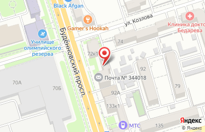 ОАО Банкомат, Банк ОТКРЫТИЕ на Будённовском проспекте на карте