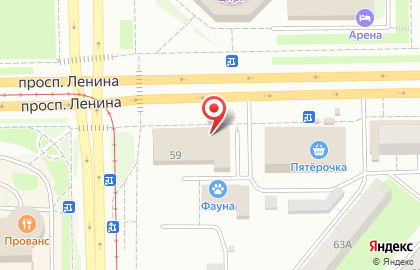 Производственная фирма Артикштамп на проспекте Ленина на карте