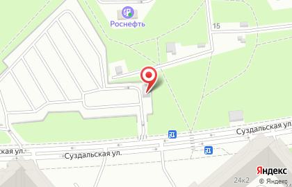 Сервисный центр Московский паркинг на Суздальской улице на карте