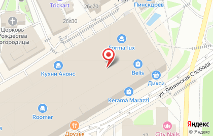 Магазин мягкой мебели Эталон на карте