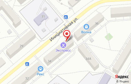 Кировчанка на Инициативной улице на карте