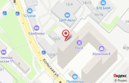 Автосервис по ремонту АКПП ATCM Group на Кольской улице на карте