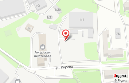 Автостоянка в Хабаровске на карте
