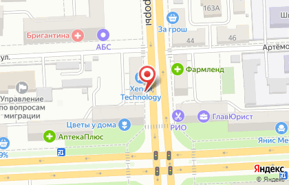 Триумф-НК на улице Авроры на карте