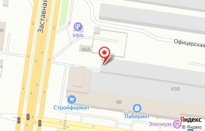 Гаражный кооператив Возрождение 2 №65 в Автозаводском районе на карте