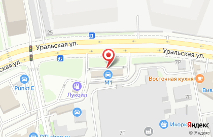Автомоечный комплекс самообслуживания М1 в Василеостровском районе на карте