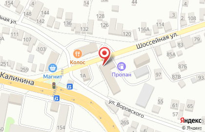 Бар Beerloga на Шоссейной улице на карте