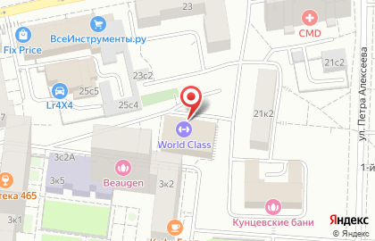 World Class в Москве на карте