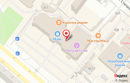 Студия загара Африка на проспекте Комарова на карте