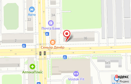 Магазин автотоваров EzMotors на улице Сталеваров на карте