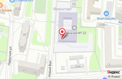 Гимназия №22 в Калининграде на карте