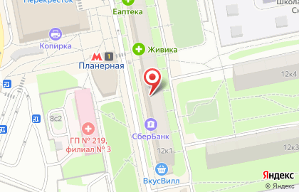 Магазин фруктов и овощей в Москве на карте