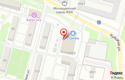 Магазин кондитерских изделий Форне в Заельцовском районе на карте