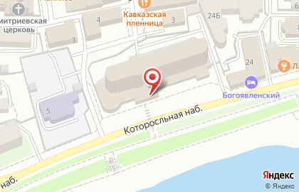 Ресторанно-гостиничный комплекс Юбилейная в Кировском районе на карте