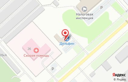 Магазин Дельфин на Прибалтийской улице на карте