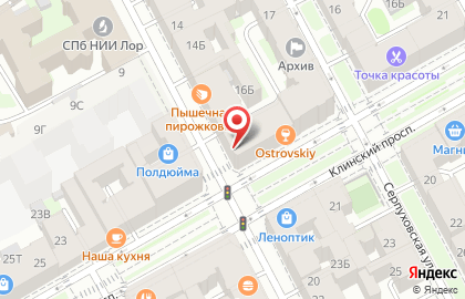 Пекарня Бакерай на Бронницкой улице на карте