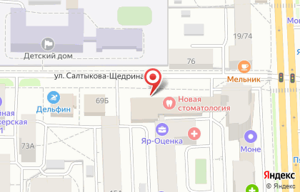 Туристическая фирма Солнечный ветер в Кировском районе на карте