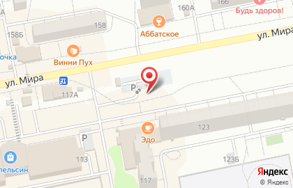 Автостоянка в Тольятти на карте