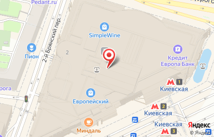 Сеть аттракционов виртуальной реальности PlayVR на площади Киевского Вокзала на карте