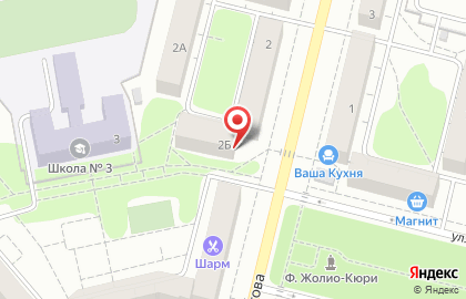 Парикмахерская Семейная на улице Курчатова на карте