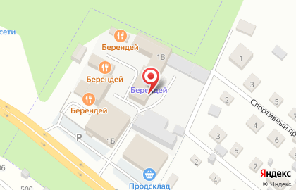 Берендей на Волоколамском шоссе на карте