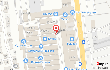 Салон мебели Уют в Советском районе на карте